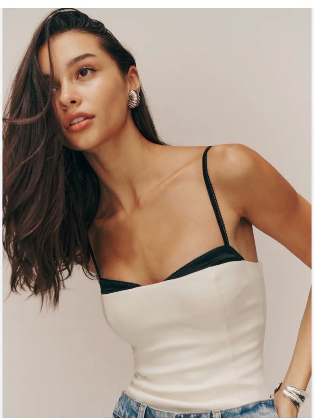 Reformation Melanie corset top NWT